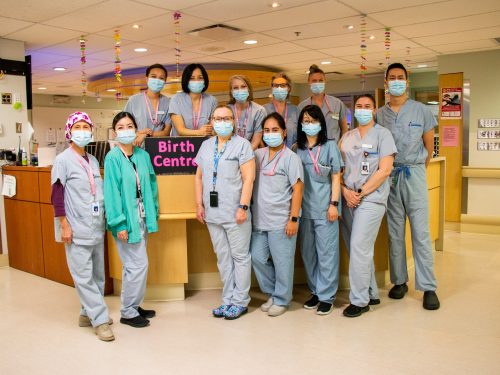 Team photo with the Richmond Birth Center team.